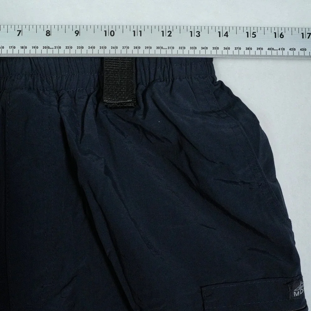 Mocean Tactical Cargo Pants Navy Blue Reflective Zipper Hem Mens Large USA 2020